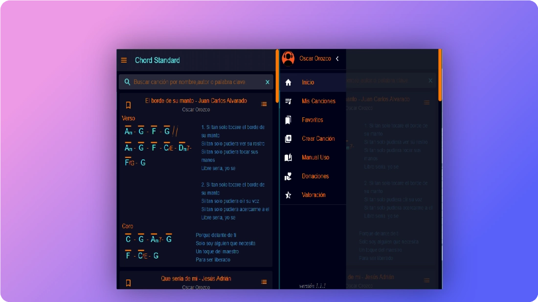 Captura de pantalla del proyecto ./projects/chordstandard.webp