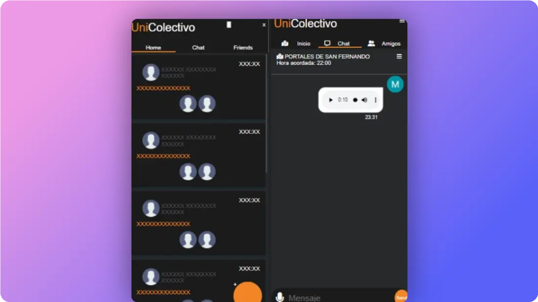 Captura de pantalla del proyecto ./projects/unicolectivo.webp
